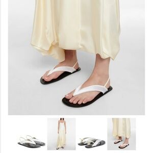 The Row fray thong sandal